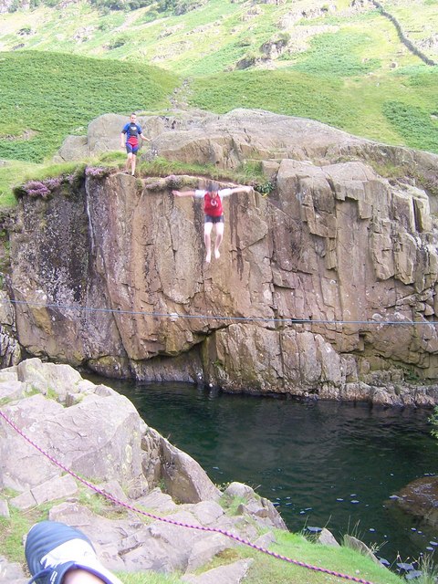 blackmoss-pot wild swimming cumbria lake district