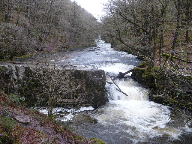 horseshoe-falls-2 wild swimming brecon beacons